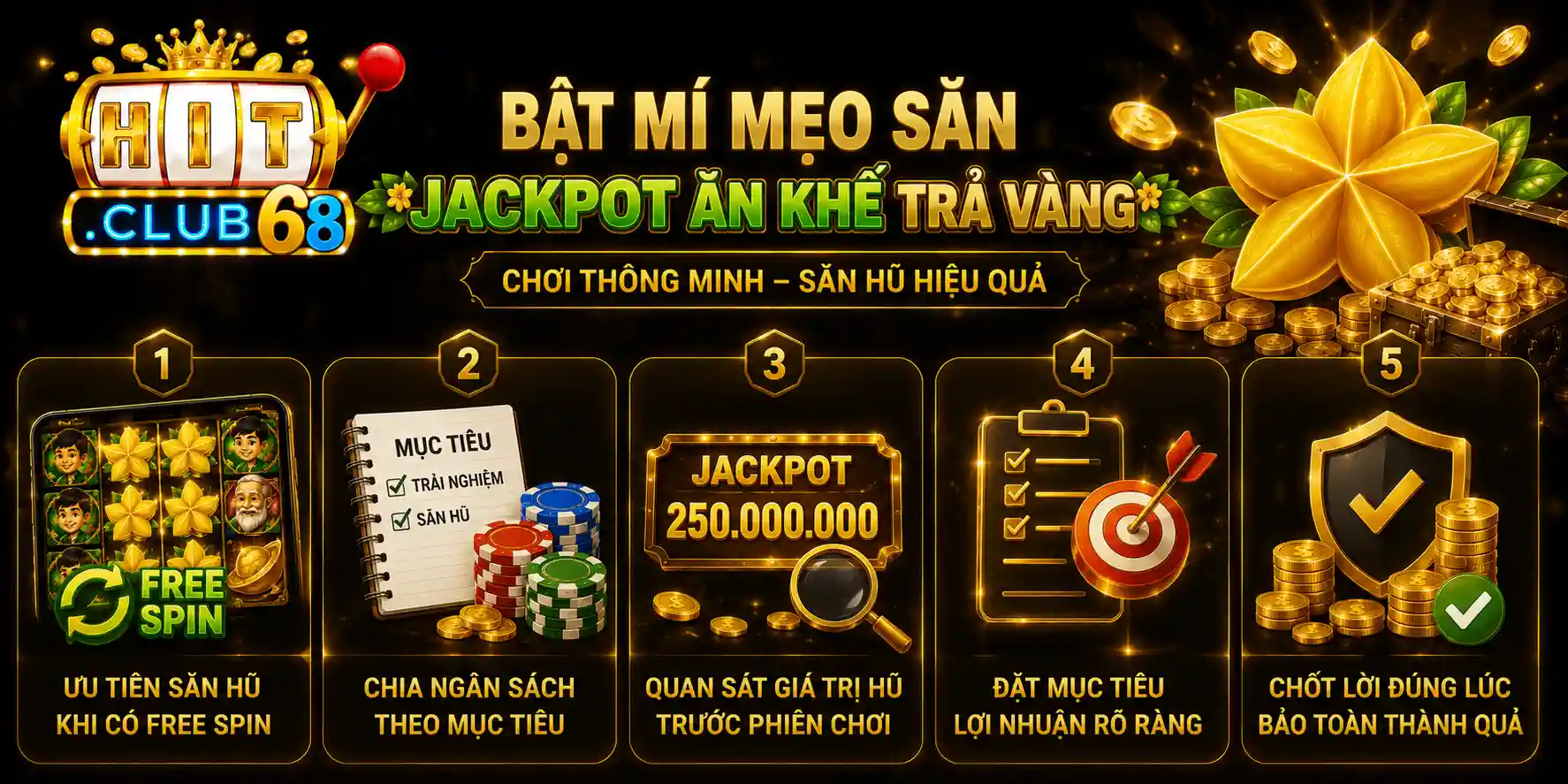 Bật mí mẹo săn Jackpot ăn khế trả vàng Hitclub Bật mí mẹo săn Jackpot ăn khế trả vàng Hitclub