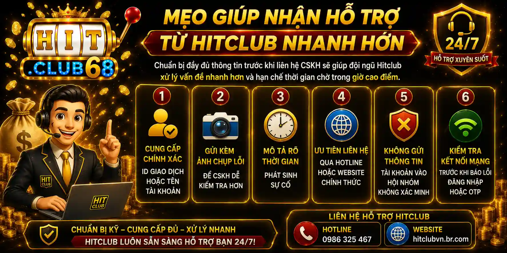 Mẹo giúp tối ưu hiệu quả khi liên hệ Hitclub